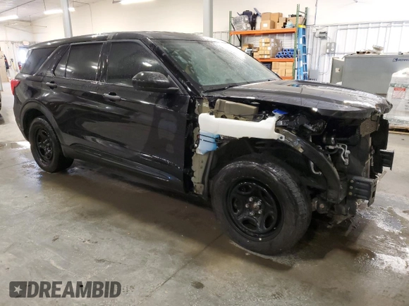2022 Ford Explorer with VIN 1FM5K8AC1NGA94309, listed as a Copart auction lot 85947204 with 51,365 mi miles and Salvage title. Bid and sale history available at DreamBid. Image 4.
