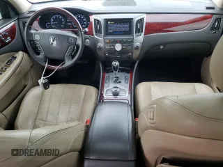 2013 Hyundai Equus Signature with VIN KMHGH4JH5DU064421, listed as a Copart auction lot 49272045 with 129,449 mi miles and Salvage Title. Bid and sale history available at DreamBid. Image 8.
