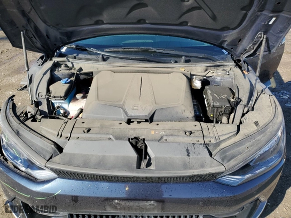2023 Kia EV6 Wind with VIN KNDC34LA9P5602764, listed as a Copart auction lot 49712745 with 82,518 mi miles and Salvage Title. Bid and sale history available at carsss.com. Image 12.