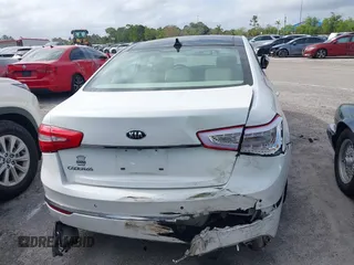 2015 Kia Cadenza Premium with VIN KNALN4D79F5178379, listed as a IAAI auction lot 41594983 with 56,205 mi miles. Bid and sale history available at carsss.com. Image 16.