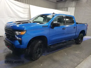 2024 Chevrolet Silverado 1500 Custom Trail Boss with VIN 3GCPDCEK5RG210052, listed as a Copart auction lot 43532845 with 16,147 mi miles and Clean Title. Bid and sale history available at carsss.com. Image 1.