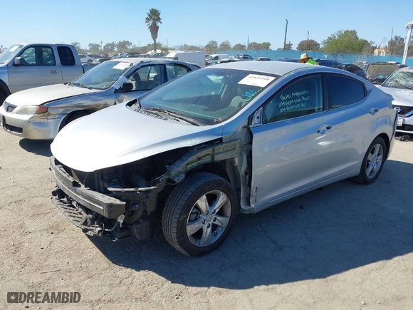 2013 Hyundai Elantra GLS PZEV with VIN 5NPDH4AE9DH294096, listed as a IAAI auction lot 41859208 with 138,066 mi miles. Bid and sale history available at carsss.com. Image 2.