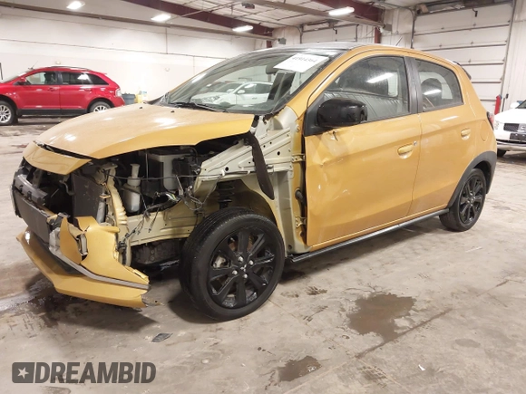 2023 Mitsubishi Mirage Black Edition with VIN ML32AWHJ0PH001038, listed as a IAAI auction lot 41914364 with 25,165 mi miles and . Bid and sale history available at DreamBid. Image 19.