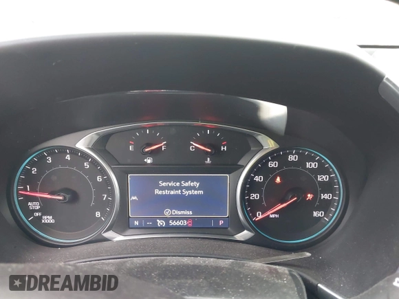2020 Chevrolet Equinox LT z VIN 2GNAXKEV3L6100175, wystawiony jako IAAI lot #42151713 z przebiegiem 56 603 mil mil oraz . Historia ofert i sprzedaży dostępna na DreamBid. Obrazek 7.
