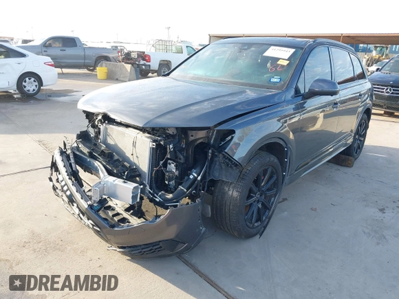 2024 Audi Q7 Premium Plus with VIN WA1LCBF76RD010388, listed as a IAAI auction lot 41295943 with 6,950 mi miles and . Bid and sale history available at DreamBid. Image 2.
