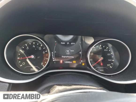 2017 Jeep Compass Latitude with VIN 3C4NJCBB1HT658590, listed as a Copart auction lot 60962925 with 140,352 mi miles and Salvage title. Bid and sale history available at DreamBid. Image 9.