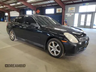 2004 Infiniti G35 w/Leather with VIN JNKCV51F14M715171, listed as a Copart auction lot 53709915 with 193,976 mi miles and Non Repairable. Bid and sale history available at DreamBid. Image 4.