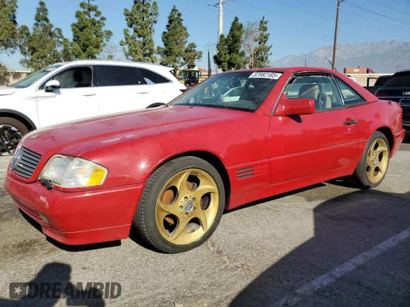 1994 Mercedes-Benz SL 5.0L with VIN WDBFA67E8RF096304, listed as a Copart auction lot 52982185 with 218,302 mi miles and Clean title. Bid and sale history available at DreamBid. Image 1.