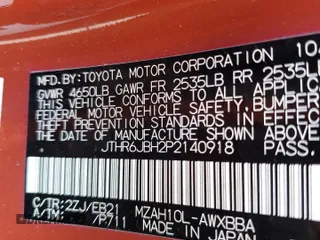 2023 Lexus UX 250h F Sport z VIN JTHR6JBH2P2140918, wystawiony jako Copart lot #74507024 z przebiegiem 16 964 mil mil oraz Szkoda całkowita • Salvage title. Historia ofert i sprzedaży dostępna na DreamBid. Obrazek 14.