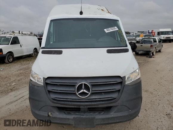 2022 Mercedes-Benz Sprinter Cargo with VIN W1Y40CHY0NT101988, listed as a Copart auction lot 46516295 with 91,042 mi miles and Salvage Title. Bid and sale history available at carsss.com. Image 5.