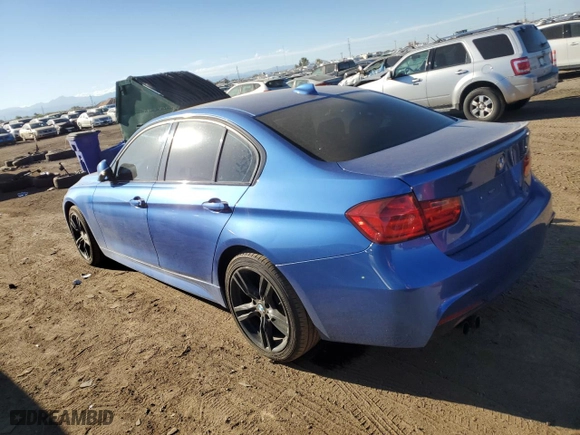 2015 BMW 3 Series 328i xDrive with VIN WBA3B3C58FJ984160, listed as a Copart auction lot 72287364 with 92,514 mi miles and Salvage Title. Bid and sale history available at carsss.com. Image 2.