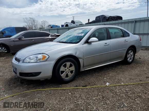 2011 Chevrolet Impala LT Fleet z VIN 2G1WG5EK8B1323242, wystawiony jako Copart lot #53986735 z przebiegiem 141 057 mil mil oraz Szkoda całkowita • Salvage title. Historia ofert i sprzedaży dostępna na DreamBid. Obrazek 1.