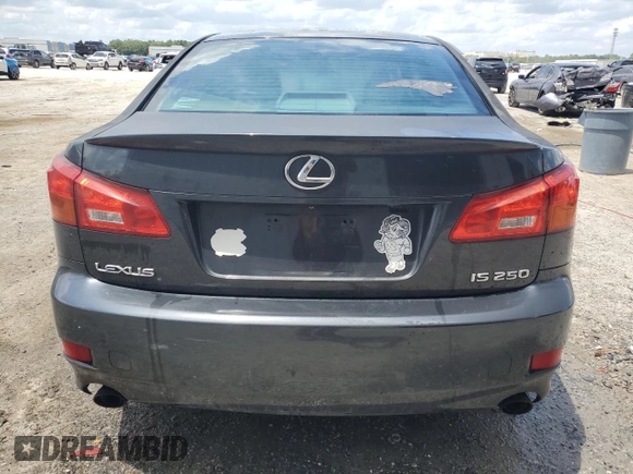 2006 Lexus IS 250 z VIN JTHBK262862016692, wystawiony jako Copart lot #57994885 z przebiegiem 181 055 mil mil oraz Szkoda całkowita • Salvage title. Historia ofert i sprzedaży dostępna na DreamBid. Obrazek 6.