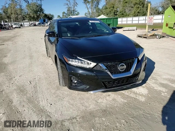 2019 Nissan Maxima SV with VIN 1N4AA6AVXKC374931, listed as a Copart auction lot 45708235 with 35,895 mi miles and Salvage Title. Bid and sale history available at DreamBid. Image 14.