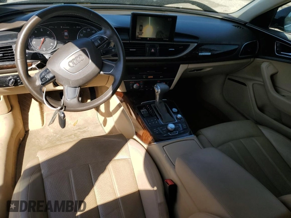 2013 Audi A6 3.0T Prestige with VIN WAUHGAFCXDN146708, listed as a Copart auction lot 48297395 with 94,776 mi miles and Salvage Title. Bid and sale history available at carsss.com. Image 8.