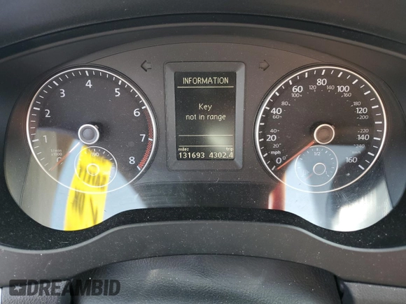 2012 Volkswagen Jetta Autobahn with VIN 3VW5A7AJ8CM087728, listed as a Copart auction lot 60908715 with 131,693 mi miles and Salvage title. Bid and sale history available at DreamBid. Image 9.