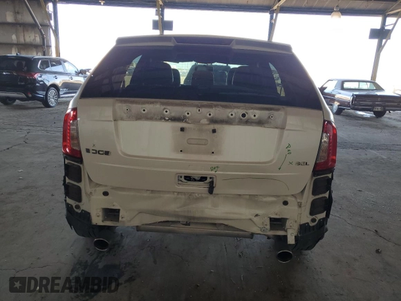 2011 Ford Edge SEL with VIN 2FMDK3JC5BBB48261, listed as a Copart auction lot 52638165 with 166,758 mi miles and Salvage Title. Bid and sale history available at carsss.com. Image 6.