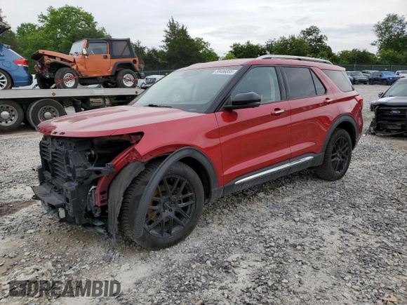 2020 Ford Explorer Limited with VIN 1FMSK8FH5LGA24543, listed as a Copart auction lot 59486855 with 47,530 mi miles and Salvage title. Bid and sale history available at DreamBid. Image 1.