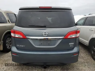 2011 Nissan Quest S with VIN JN8AE2KP8B9004537, listed as a Copart auction lot 74769744 with 98,523 mi miles and Salvage Title. Bid and sale history available at carsss.com. Image 6.