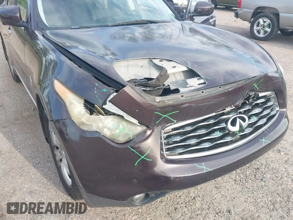 2010 Infiniti FX with VIN JN8AS1MW7AM855604, listed as a IAAI auction lot 42604122 with 188,605 mi miles and . Bid and sale history available at DreamBid. Image 6.
