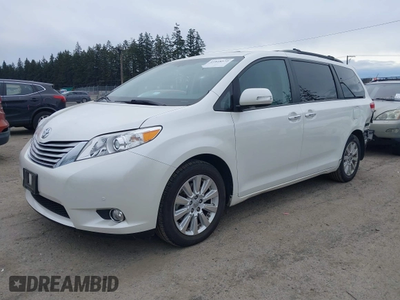 2014 Toyota Sienna Ltd with VIN 5TDDK3DC5ES073175, listed as a IAAI auction lot 41818572 with 107,971 mi miles. Bid and sale history available at carsss.com. Image 18.