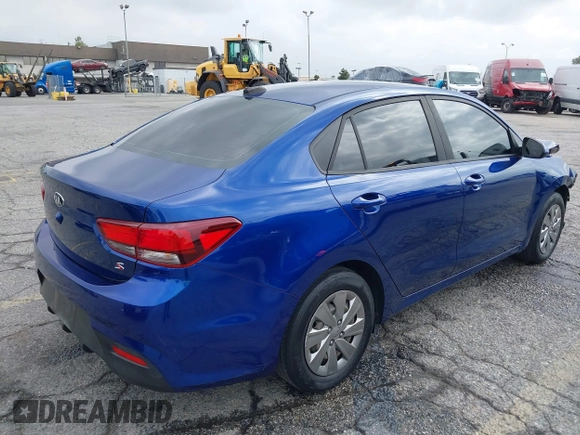 2020 Kia Rio LX with VIN 3KPA24AD4LE258976, listed as a IAAI auction lot 42072327 with 43,553 mi miles and . Bid and sale history available at DreamBid. Image 4.
