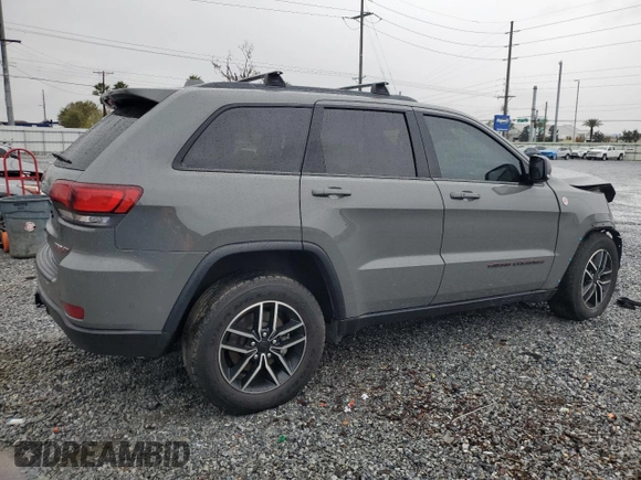 2021 Jeep Grand Cherokee Trailhawk with VIN 1C4RJFLG0MC777167, listed as a Copart auction lot 41994325 with 42,827 mi miles and Non Repairable. Bid and sale history available at carsss.com. Image 3.
