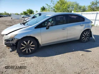 2014 Honda Civic LX z VIN 2HGFB2F41EH006033, wystawiony jako Copart lot #58216155 z przebiegiem Nie podano mil oraz Szkoda całkowita • Salvage title. Historia ofert i sprzedaży dostępna na DreamBid. Obrazek 1.