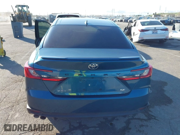 2025 Toyota Camry LE with VIN 4T1DAACK8SU051433, listed as a IAAI auction lot 41893289 with 10,084 mi miles and . Bid and sale history available at DreamBid. Image 16.