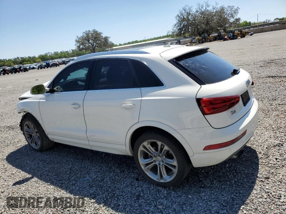 2016 Audi Q3 Premium Plus with VIN WA1BFCFS5GR024490, listed as a Copart auction lot 49300065 with 82,331 mi miles and Salvage Title. Bid and sale history available at carsss.com. Image 2.