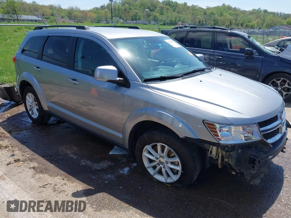 2017 Dodge Journey SXT with VIN 3C4PDCBG3HT531402, listed as a IAAI auction lot 42062374 with 157,625 mi miles and . Bid and sale history available at carsss.com. Image 1.