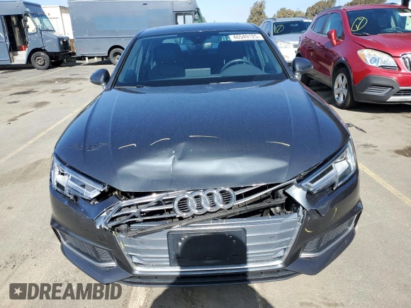 2019 Audi A4 Premium Plus z VIN WAUHMAF46KA107832, wystawiony jako Copart lot #46549125 z przebiegiem 36 127 mil mil oraz Szkoda całkowita • Salvage title. Historia ofert i sprzedaży dostępna na DreamBid. Obrazek 5.
