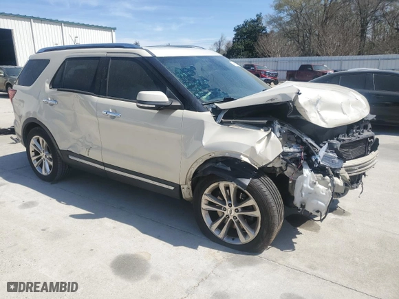 2018 Ford Explorer Limited with VIN 1FM5K7FH2JGB52386, listed as a Copart auction lot 49624745 with 126,242 mi miles and Salvage Title. Bid and sale history available at carsss.com. Image 4.