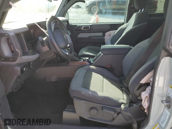 2023 Ford Bronco with VIN 1FMDE5CP0PLB54673, listed as a Copart auction lot 78474604 with 18,325 mi miles and Salvage title. Bid and sale history available at DreamBid. Image 7.