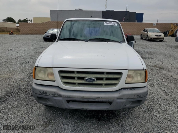 2001 Ford Ranger XL with VIN 1FTYR10C91PA46699, listed as a Copart auction lot 53172545 with 308,664 mi miles and Clean Title. Bid and sale history available at carsss.com. Image 5.