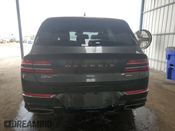 2024 Genesis GV80 with VIN KMUHBDSBXRU209204, listed as a Copart auction lot 60905945 with 32,919 mi miles and Clean title. Bid and sale history available at DreamBid. Image 6.