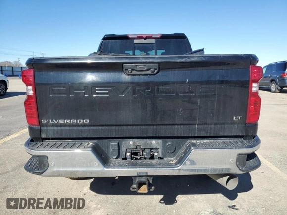 2020 Chevrolet Silverado 3500HD LT with VIN 1GC4YTEYXLF347833, listed as a Copart auction lot 47198315 with 0 mi miles and Salvage Title. Bid and sale history available at carsss.com. Image 6.