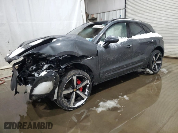 2025 Porsche Macan GTS with VIN WP1AG2A50SLB40376, listed as a Copart auction lot 41575385 with Not Provided miles and Salvage Title. Bid and sale history available at DreamBid. Image 1.