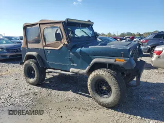 1995 Jeep Wrangler S with VIN 1J4FY19P8SP258828, listed as a Copart auction lot 81400024 with 165,662 mi miles and Salvage Title. Bid and sale history available at carsss.com. Image 4.
