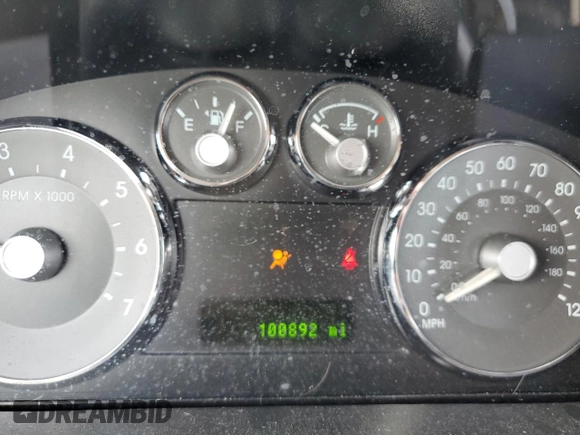 2009 Mercury Milan Premier with VIN 3MEHM081X9R628373, listed as a Copart auction lot 56166035 with 100,892 mi miles and Salvage title. Bid and sale history available at DreamBid. Image 9.