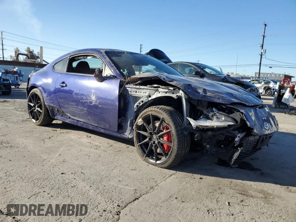2024 Toyota 86 Premium with VIN JF1ZNBE16R8757351, listed as a Copart auction lot 49663995 with 11,069 mi miles and Salvage Title. Bid and sale history available at DreamBid. Image 4.