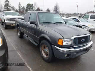 2004 Ford Ranger XL Fleet with VIN 1FTZR45E54TA18233, listed as a IAAI auction lot 41556018 with 1 mi miles. Bid and sale history available at carsss.com. Image 1.