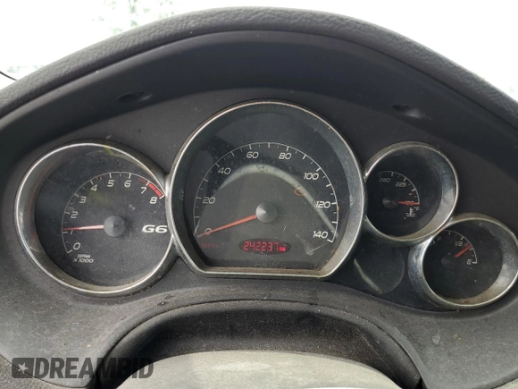2007 Pontiac G6 1SV Value Leader z VIN 1G2ZF58B174149758, wystawiony jako Copart lot #56016295 z przebiegiem 242 237 mil mil oraz Szkoda całkowita • Salvage title. Historia ofert i sprzedaży dostępna na DreamBid. Obrazek 9.