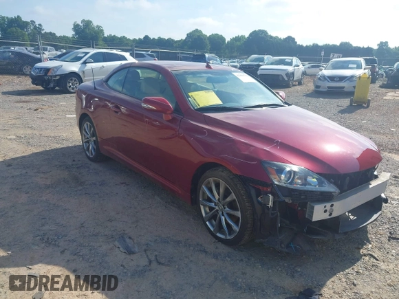 2014 Lexus IS 250 C with VIN JTHFF2C21E2531283, listed as a IAAI auction lot 42498792 with 37,399 mi miles and . Bid and sale history available at DreamBid. Image 1.