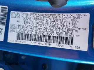 2009 Toyota Tacoma z VIN 3TMMU52N29M010275, wystawiony jako Copart lot #55341095 z przebiegiem 85 319 mil mil oraz Czysty tytuł • Clean title. Historia ofert i sprzedaży dostępna na DreamBid. Obrazek 12.