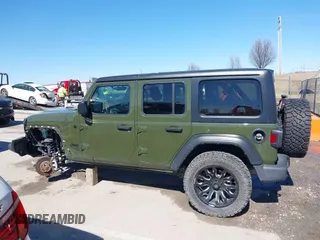 2021 Jeep Wrangler Unlimited Sport S with VIN 1C4HJXDG2MW814413, listed as a IAAI auction lot 41712547 with 11,913 mi miles. Bid and sale history available at carsss.com. Image 14.