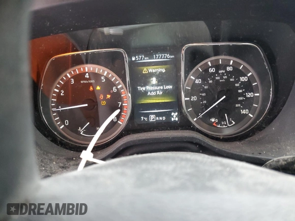 2017 Nissan Titan S with VIN 1N6AA1EJ3HN530354, listed as a Copart auction lot 45652545 with 177,776 mi miles and Salvage Title. Bid and sale history available at carsss.com. Image 9.