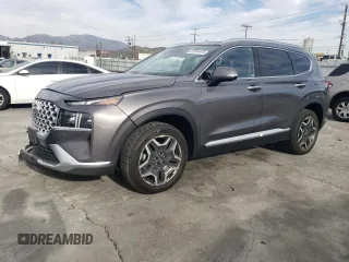 2021 Hyundai Santa Fe Hybrid Limited with VIN KM8S5DA18MU003411, listed as a Copart auction lot 47391445 with 11,033 mi miles and Salvage Title. Bid and sale history available at carsss.com. Image 1.