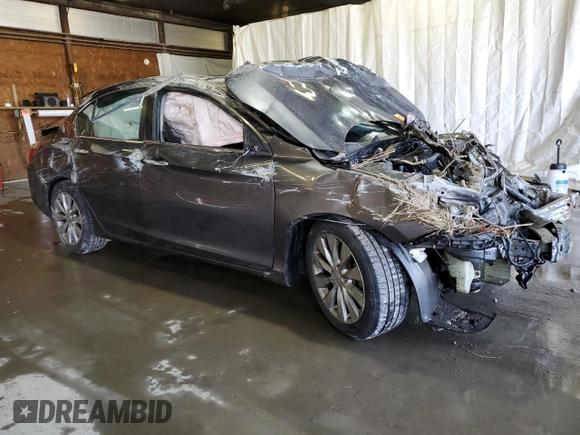 2013 Honda Accord Sdn EX-L with VIN 1HGCR2F80DA057893, listed as a Copart auction lot 52640415 with Not Provided miles and Salvage Title. Bid and sale history available at carsss.com. Image 4.