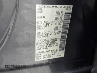 2016 Nissan Titan S with VIN 1N6BA1F1XGN518154, listed as a IAAI auction lot 42249342 with 168,538 mi miles and . Bid and sale history available at DreamBid. Image 9.